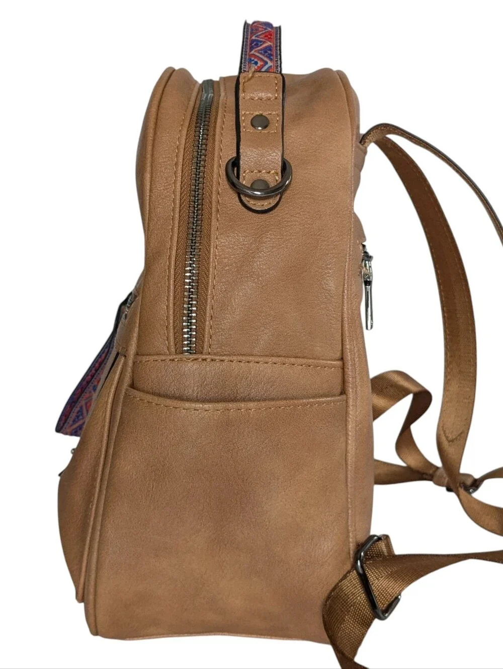 Fadeon Faux Leather Backpack